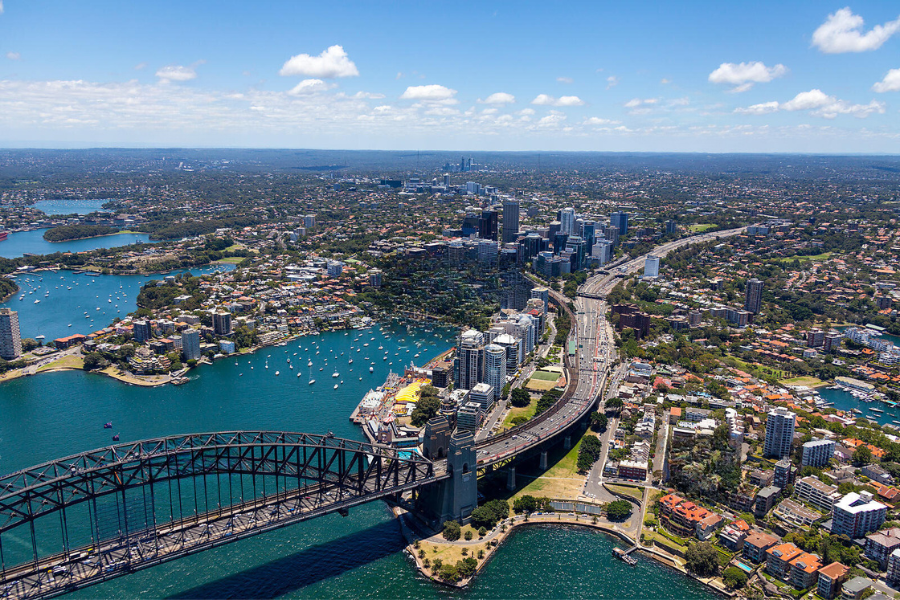 North Sydney's stunning waterfront views and bustling CBD