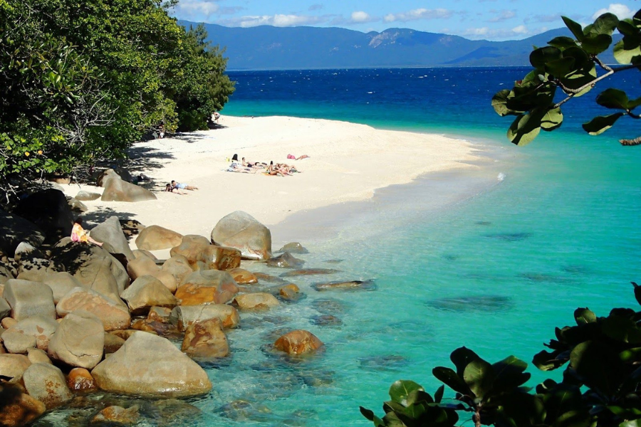 Nudey Beach at Fitzroy Island in Cairns