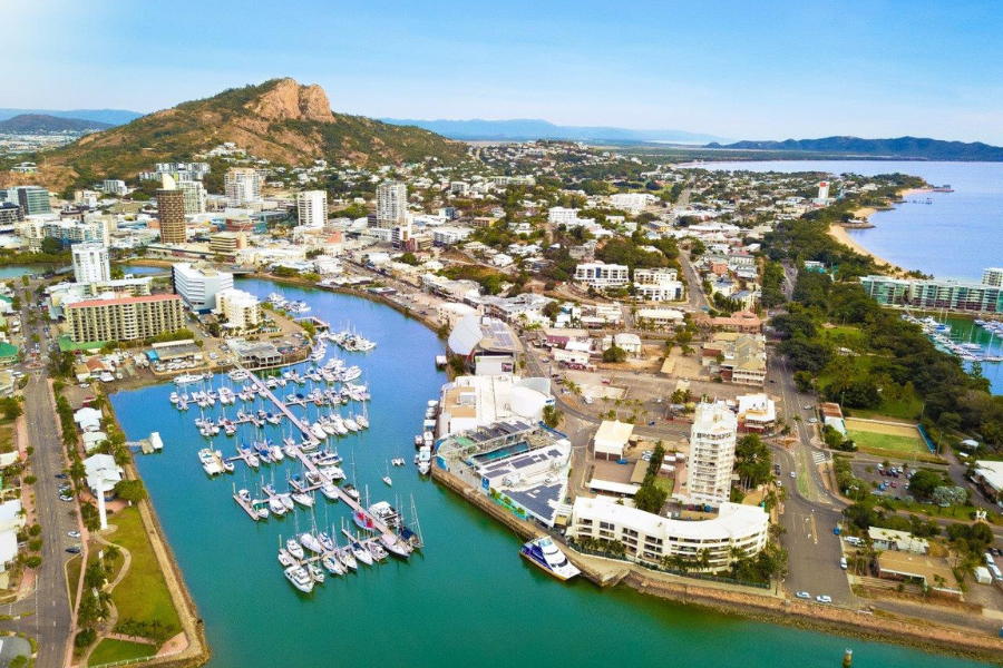 The coastal city of Townsville in North Queensland